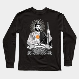 ST JUDE THADDEUS - NOVENA IMAGE Long Sleeve T-Shirt